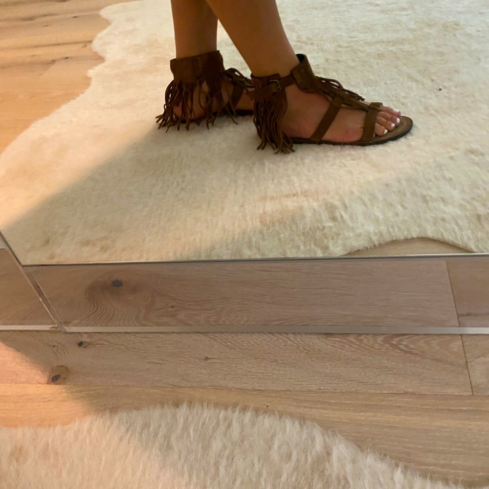 Saint Laurent Moccasin Sandals - 38 - Picture 3 of 11